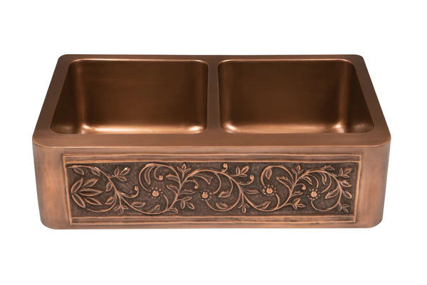 Double Copper Country Butler Sink 833 - Christmas Special!