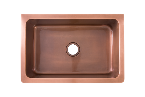 Copper Undermount Sink - Large