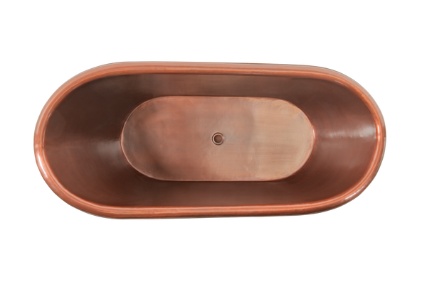 Copper Slipper Bath