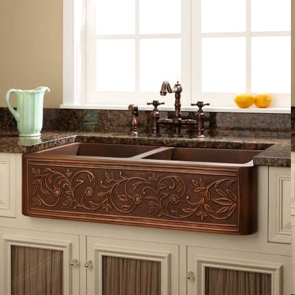 Double Copper Country Butler Sink 833 - Christmas Special!